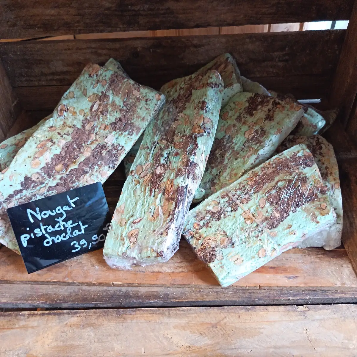 Nougat artisanal a la pistache